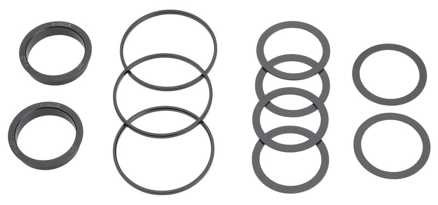 Kit de montaje de pedalier Chris King ThreadFit T47 30x para ejes de 30 mm, color mate