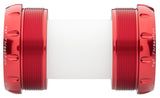 Kit de montaje de pedalier Chris King ThreadFit T47 30x para ejes de 30 mm (5 unidades) - T47 (rojo)