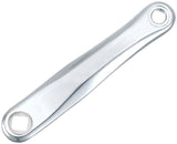 Samox SAC08 Left Crank Arm - 175mm JIS Diamond Taper Spindle Interface Forged Aluminum Spindle Bolt Sold Separate Silver