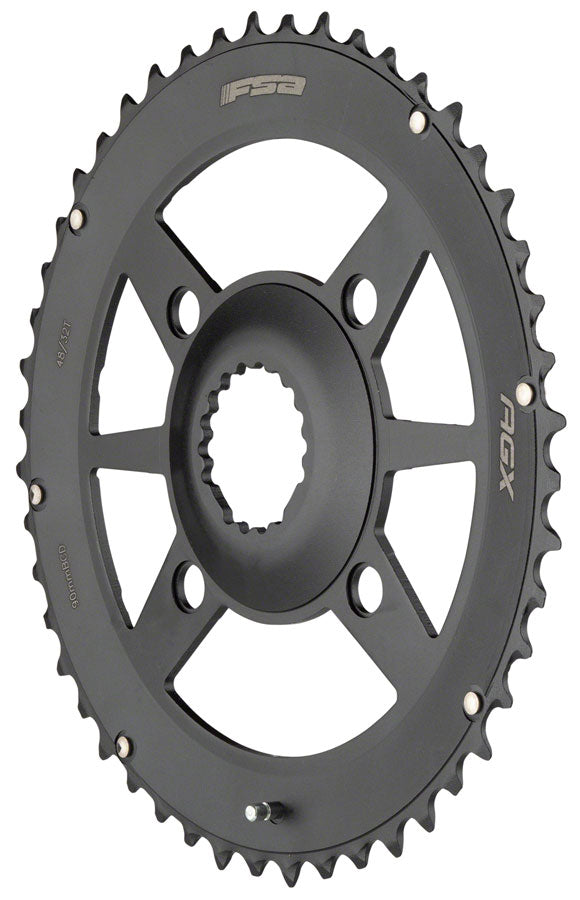 Plato de montaje directo Gossamer AGX de Full Speed ​​Ahead - 48 dientes, negro