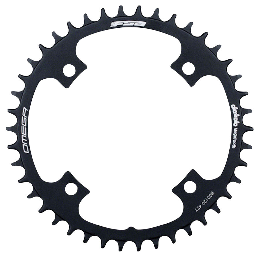 Plato Omega 1x Full Speed ​​Ahead - 42 dientes, 120 mm BCD, negro