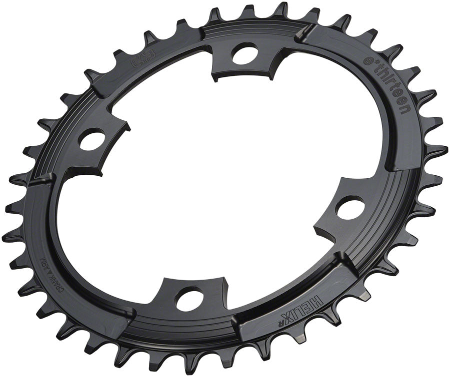 Plato e*thirteen Helix R 107 BCD de 4 tornillos - 40 dientes, 11/12 velocidades, 107 BCD, negro