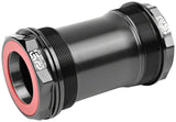 Eje de pedalier roscado e*thirteen T47 (68/73 mm, eje de 30 mm, negro)