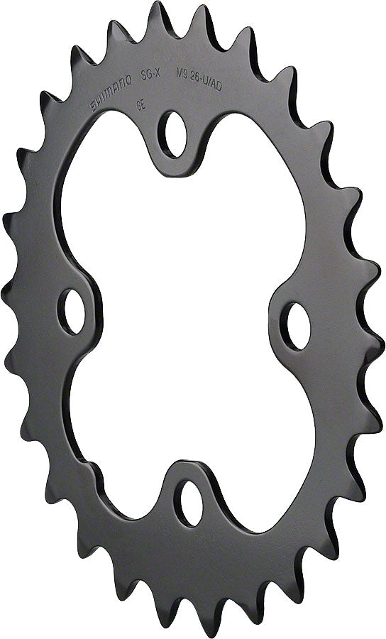Shimano SLX M660/5 26 dientes 64 mm 9 velocidades LX T671 10 velocidades Plato interior Negro