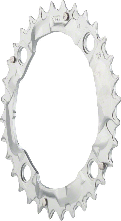 Plato central Shimano Alivio M415 32 dientes, 104 mm, 7/8 velocidades, plateado