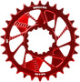 Wheels Manufacturing Direct Mount Chainring - 30t SRAM 3-Bolt Direct Mount 3mm Offset T-Type Chain Compatible Red
