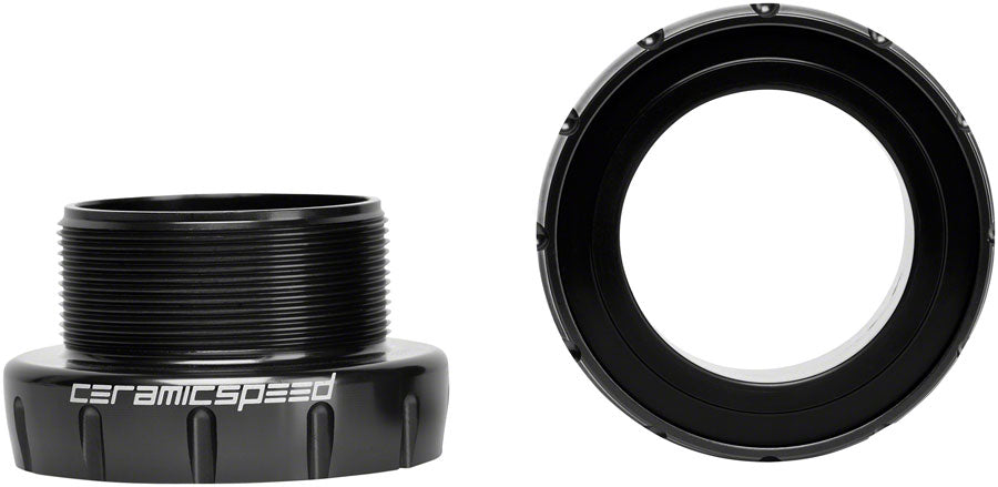 Eje de pedalier de carretera CeramicSpeed ​​BSA - Eje de carretera DUB con revestimiento negro
