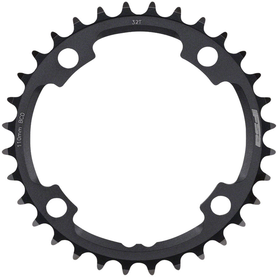 Plato de carretera Gossamer Pro ABS Full Speed ​​Ahead - Plato interior de 32 dientes, 110 mm BCD, 4 tornillos, aluminio N10/N11 negro