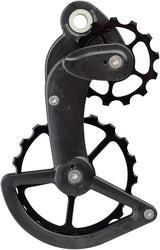 Sistema de poleas CeramicSpeed ​​OSPW para desviadores Campagnolo - Polea de aleación con jaula de carbono negra