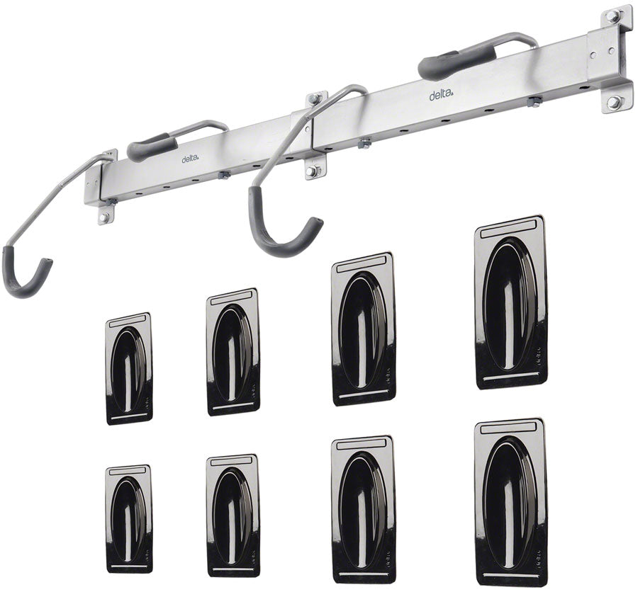 Delta Heavy Duty Track Rack Wall Mount Bike Rack