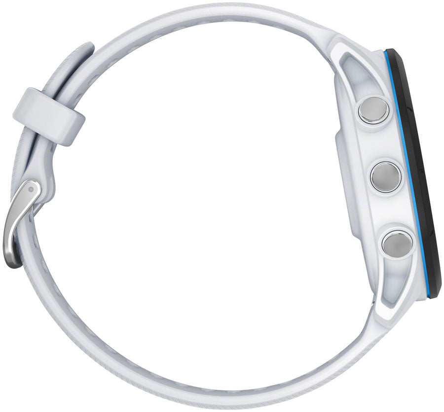Reloj inteligente con GPS Garmin Forerunner 255 Music de 45,6 mm, color blanco
