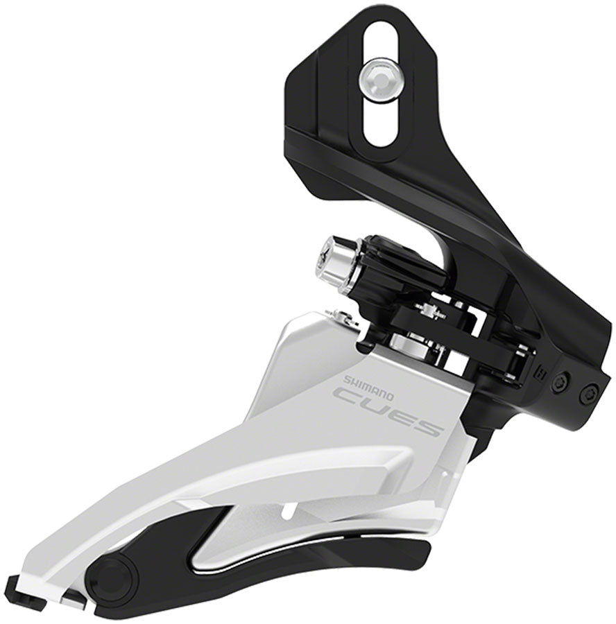 Shimano CUES FD-U4000-D Front Derailleur - 9/10-Speed Double 36/40t Max BLK/Silver