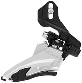 Shimano CUES FD-U4000-D Front Derailleur - 9/10-Speed Double 36/40t Max BLK/Silver