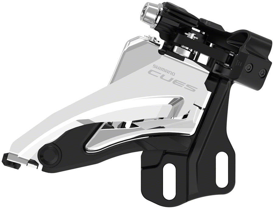 Shimano CUES FD-U4000-D Front Derailleur - 9/10-Speed Double 36/40t Max BLK/Silver