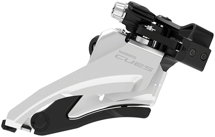 Shimano CUES FD-U4000-D Front Derailleur - 9/10-Speed Double 36/40t Max BLK/Silver