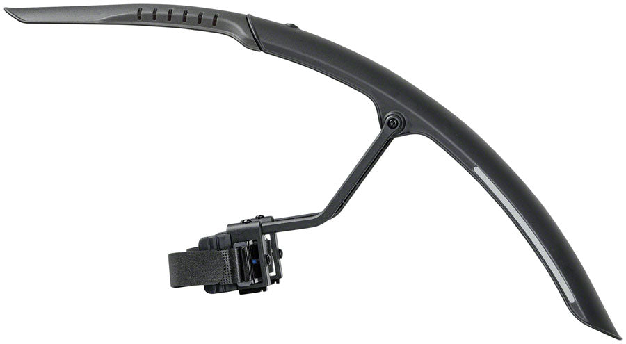 Guardabarros delantero Topeak Tetrafender G1 (compatible con neumáticos de grava de hasta 650/700 x 50) (negro)