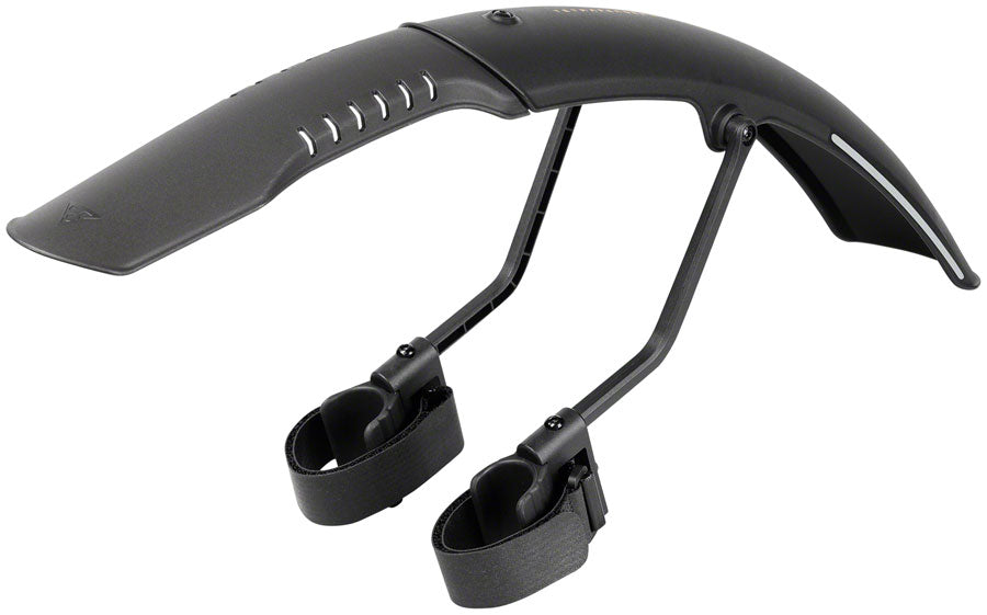 Guardabarros delantero Topeak Tetrafender G1 (compatible con neumáticos de grava de hasta 650/700 x 50) (negro)