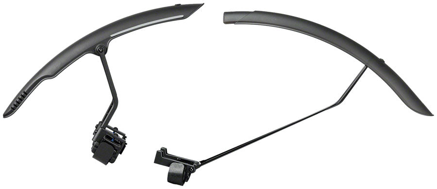 Guardabarros trasero Topeak Tetrafender R2 (compatible con neumáticos de carretera de hasta 650/700 x 32), color negro
