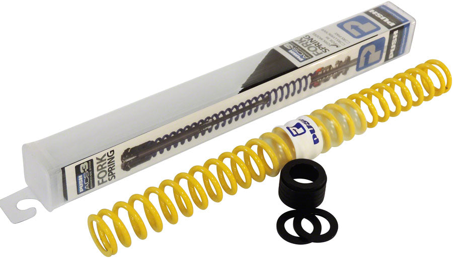 Conjunto de resorte PUSH Industries ACS3 - 140-170 mm 2014-Actualidad FOX 36 35 lb/in Peso del resorte YLW