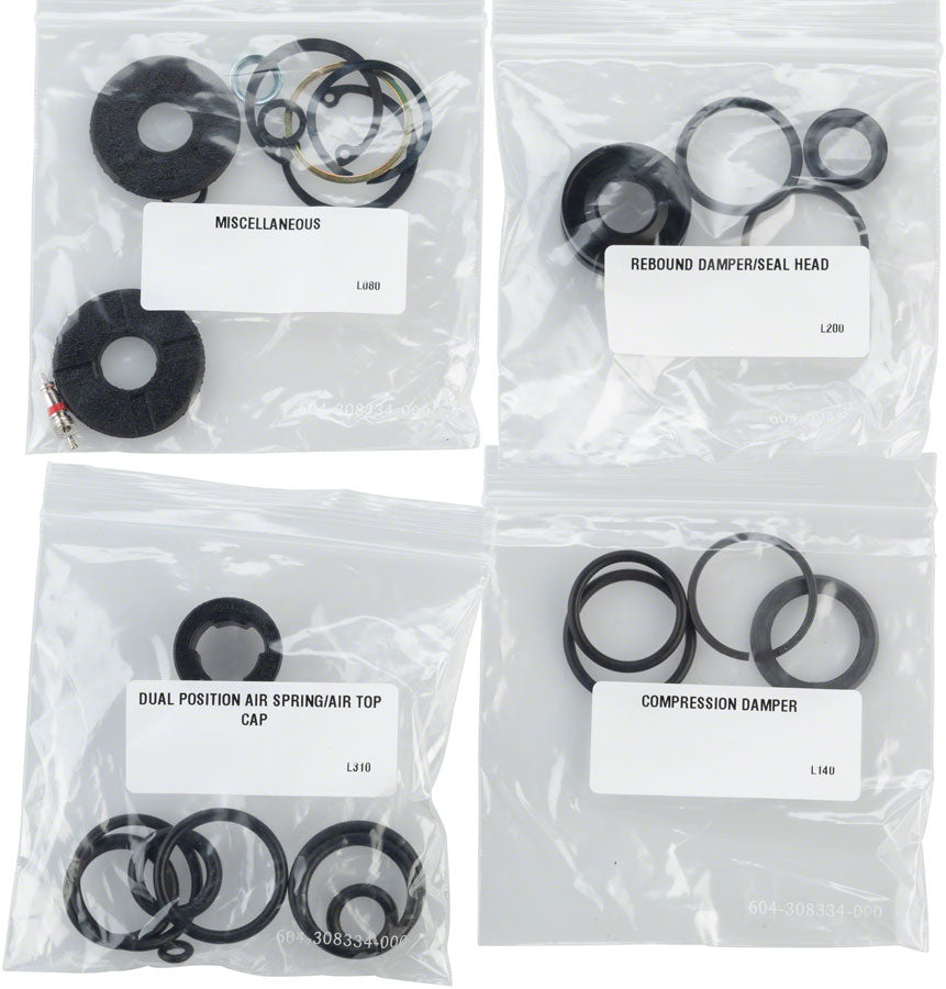 Kit de servicio completo RockShox Control de aire/movimiento de doble posición DNA 2012 Revelation Nueva perilla de ajuste de doble ala