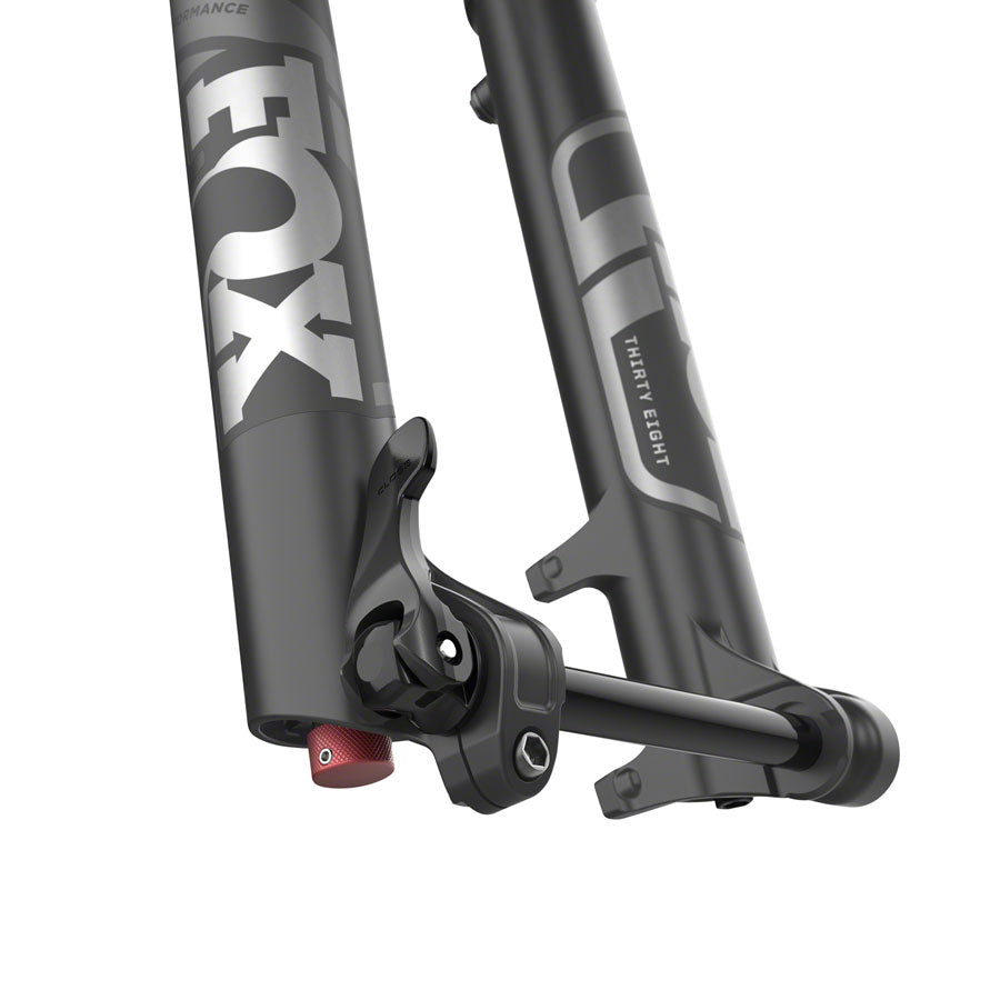 Horquilla de suspensión FOX 38 Performance - 27,5" 170 mm 15QR x 110 mm 44 mm de desplazamiento, agarre negro mate, 3 posiciones