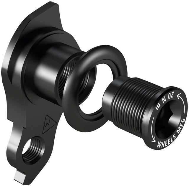 Wheels Manufacturing Universal Derailleur Hanger - 487 For Trek ABP MTB Frames designed to accept SRAM UDH BLK