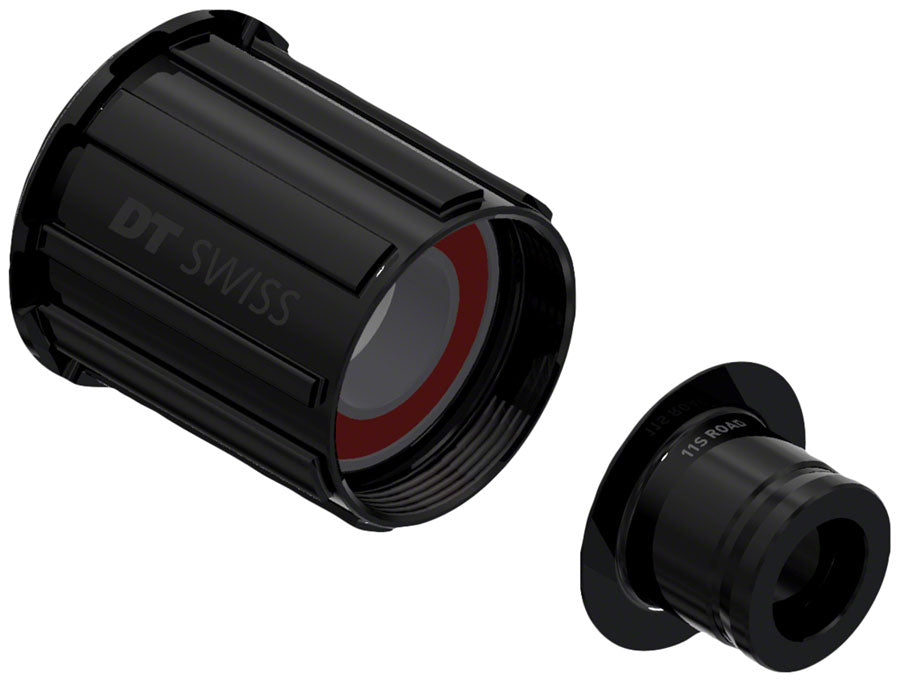 Cuerpo de buje libre de trinquete DT Swiss - Rodamiento de bolas de acero para carretera HG 11 con tapa de extremo de 12 x 142 mm