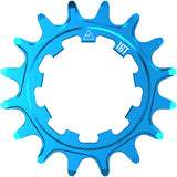 Ruedas de fabricación SOLO-SPEED Cog - 16t Compatible con kits SOLO-SPLINE SOLO-XD Verde azulado