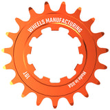 Ruedas de fabricación SOLO-SPEED Cog - 19t Compatible con kits SOLO-SPLINE SOLO-XD Naranja