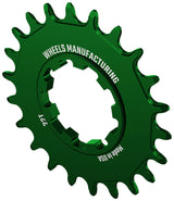 Ruedas de fabricación SOLO-SPEED Cog - 22t Compatible con kits SOLO-SPLINE SOLO-XD Verde