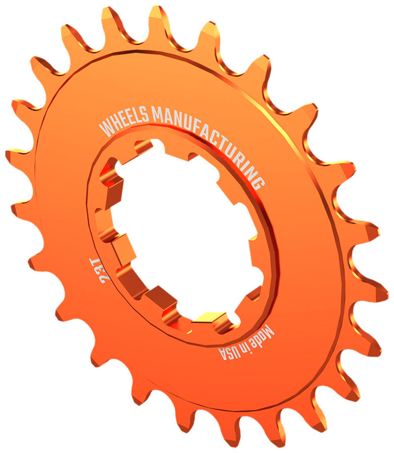 Ruedas de fabricación SOLO-SPEED Cog - 23t Compatible con kits SOLO-SPLINE SOLO-XD Naranja