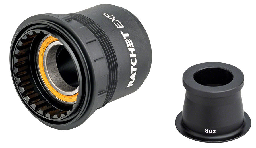 Cuerpo de buje libre DT Swiss Ratchet EXP - Kit de rodamientos cerámicos de aluminio estándar SRAM XDR con tapa de extremo de 12 x 142 mm