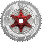 Cassette SunRace MX8 - 11 velocidades 11-50 dientes plateado