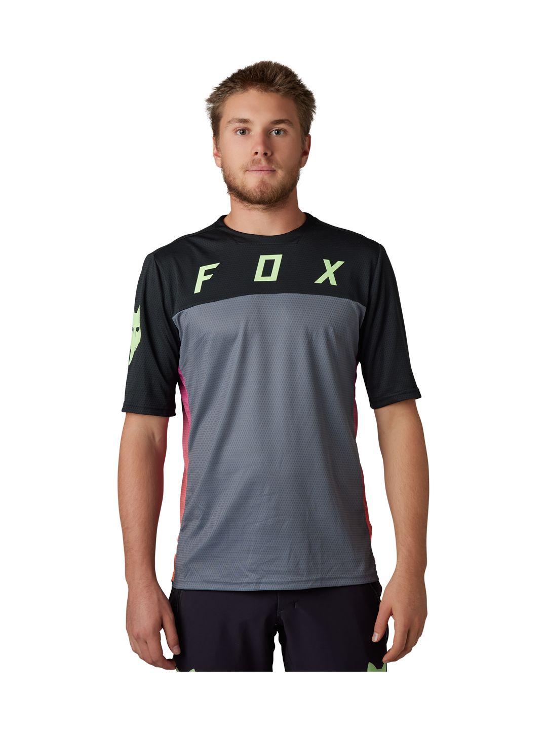 Camiseta Fox Racing Defend Cekt XL negra/gris