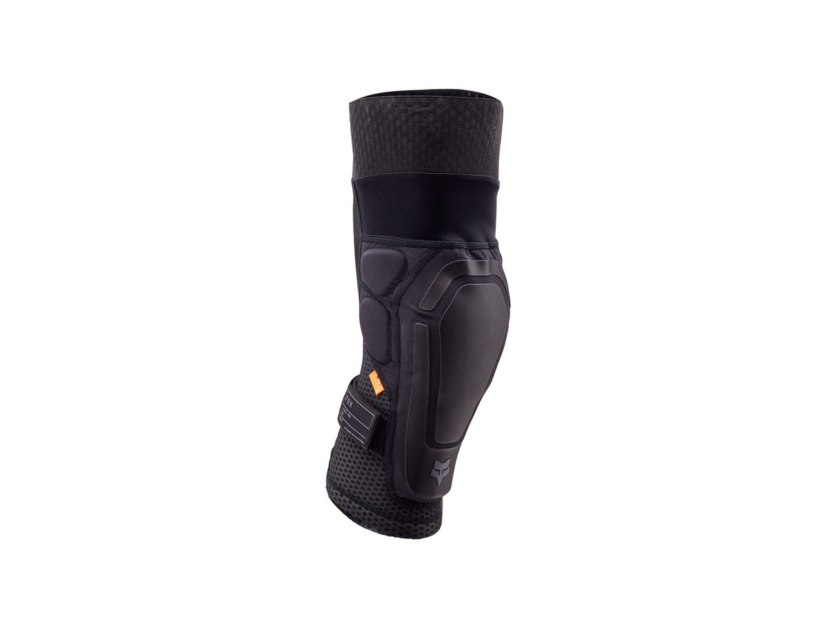 Rodilleras de seguridad Fox Racing 24 Launch Pro, color negro, talla mediana