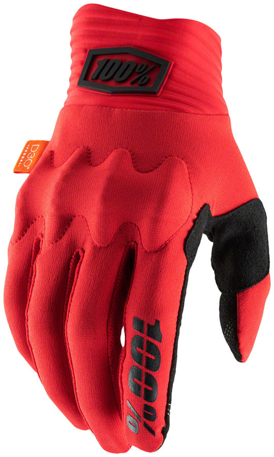 Guantes 100% Cognito Smart Shock - Negros, Dedos completos