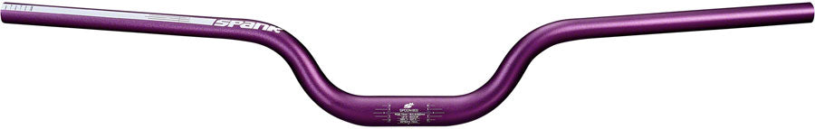 Manillar Spank Spoon 800 - Abrazadera de 31,8 mm, 800 mm, elevación de 60 mm, color morado