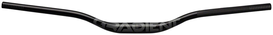 Full Speed Ahead Gradient Alloy Riser Handlebar - Aluminum 35mm Clamp 25mm Rise 800mm BLK B2
