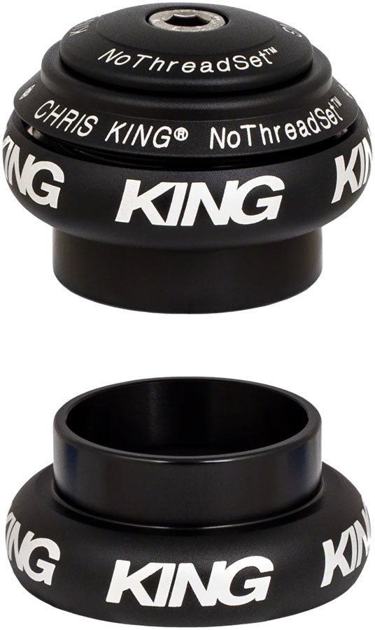 Chris King NoThreadSet Headset - 1.5" Tapered 34/44, Black
