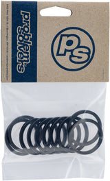 Problem Solvers Headset Stack Spacer - 28.6 3mm Aluminum Black Bag of 10