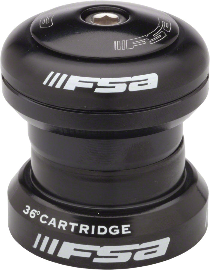 Juego de dirección sin rosca Orbit Equipe de 1-1/8" a toda velocidad, color negro