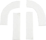 Almohadillas antivibración para manillar Jagwire Pro - Espuma eTPU para manillares bajos, color blanco