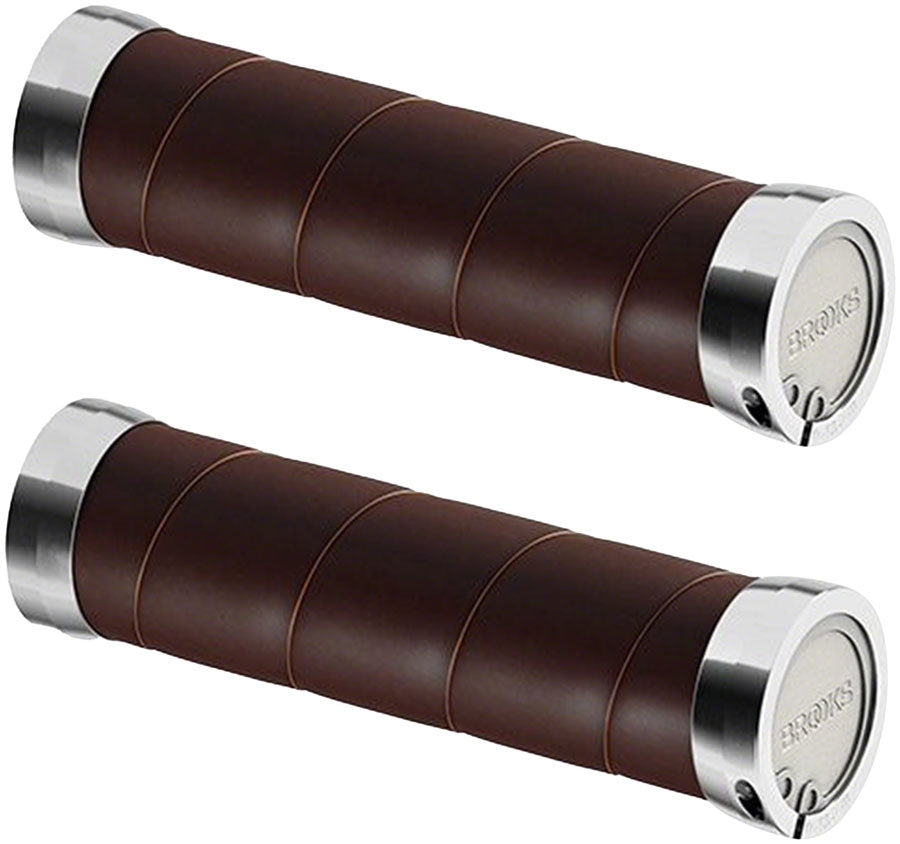 Brooks Slender Leather Grips