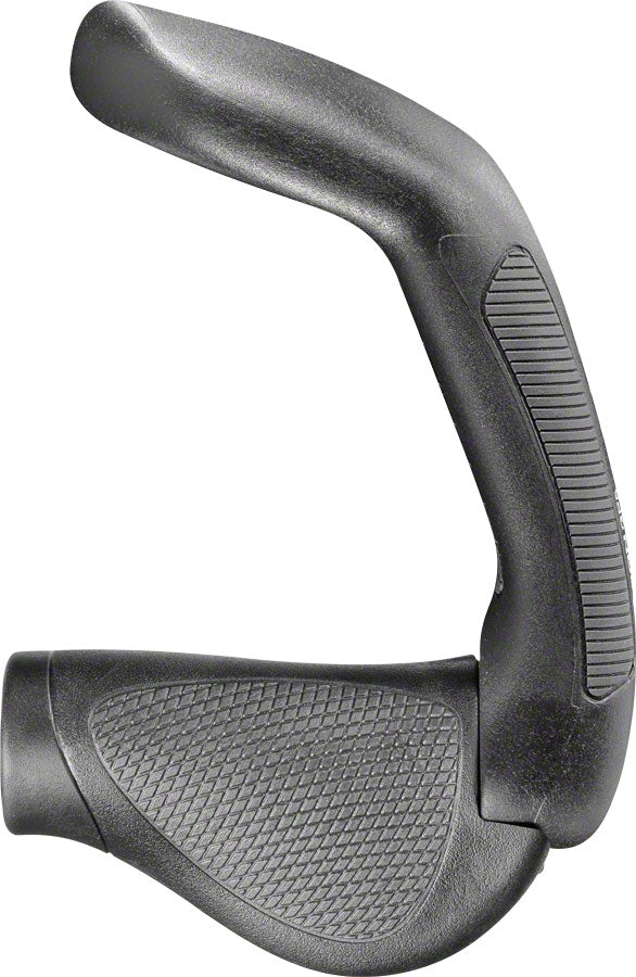 Puños Ergon GP5 - Lock-On Twistshift grandes, negro/gris
