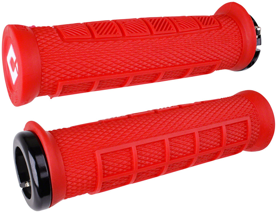 ODI Elite Pro Grips - Round Shape Lock-On - Turquoise/Black