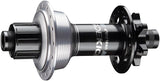 Buje trasero e*thirteen Sidekick - 12 x 157 mm, 6 tornillos, Shimano Mini HG, negro/plata esterlina, 32 agujeros