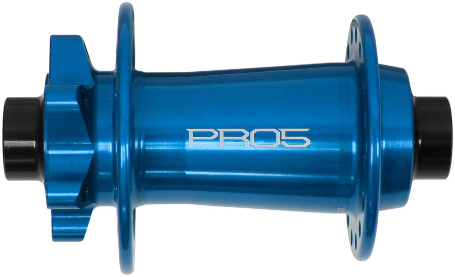 Buje delantero Hope Pro 5 - 15 x 110 mm, 6 tornillos, azul, 28 agujeros
