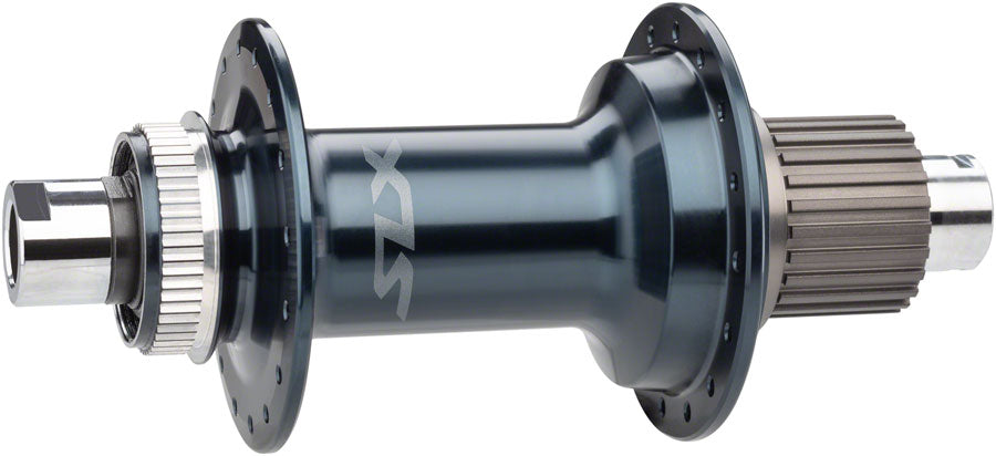 Buje trasero Shimano SLX FH-M7130-B - 12 x 157 mm, Center-Lock Micro Spline, negro, 32 agujeros