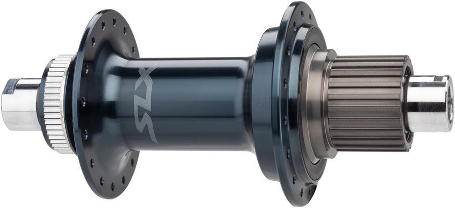 Buje trasero Shimano SLX FH-M7130-B - 12 x 157 mm, Center-Lock Micro Spline, negro, 32 agujeros