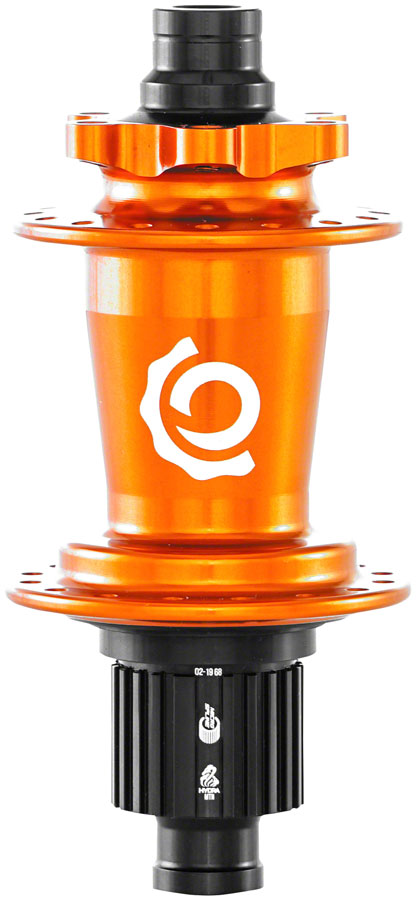 Buje trasero Industry Nine Hydra Classic - 12 x 148 mm, 6 tornillos, microestriado, naranja, 28 agujeros